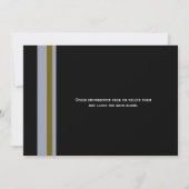 美しい白いアザレアの花の結婚式の招待状 招待状 (裏面)