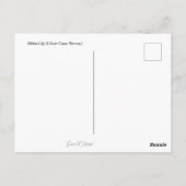 美しい白いイースターリリー葉書 ポストカード (裏面)