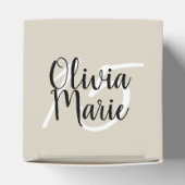 美しい白いエレガントガーデニア フェイバーボックス (上部)