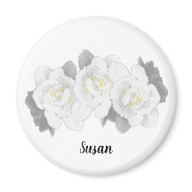 美しい白いクチナシの花が白に