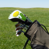 美しい白いデイジーパーソナライズされた ゴルフヘッドカバー (インサイチュ)