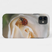 美しい白いバラの花とカラマツ Case-Mate iPhoneケース (裏面(横))