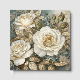 美しい白いバラ ゲストブック