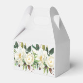 美しい白いバラ フェイバーボックス (裏面サイド)