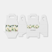 美しい白いバラ フェイバーボックス (折り畳みなし)