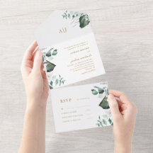 美しい白いフローラと緑結婚色の