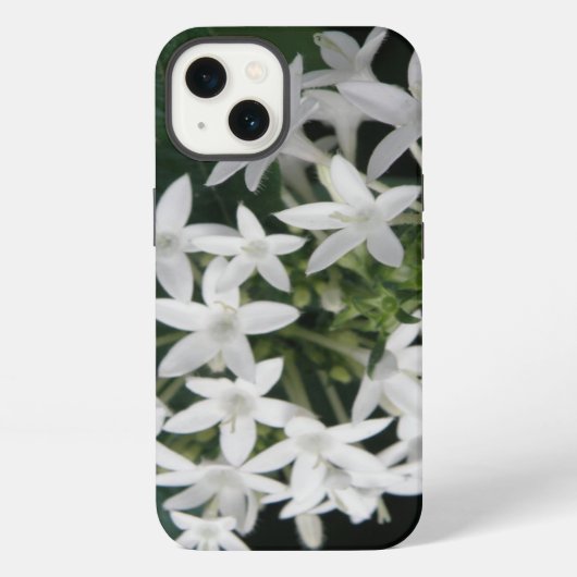 美しい白い熱帯花iPadケース iPhoneケース (裏面)