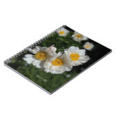 美しい白い牡丹 ノートブック (左側)