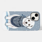 美しい白い犬 Case-Mate iPhoneケース (裏面 (横))