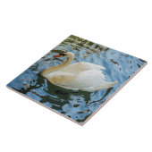 美しい白い白鳥ビューセラミックタイル タイル (側面)