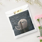 美しい白い白鳥 フェイバーバッグ (封をした状態)