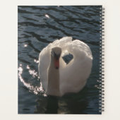 美しい白い白鳥 プランナー手帳 (裏面)