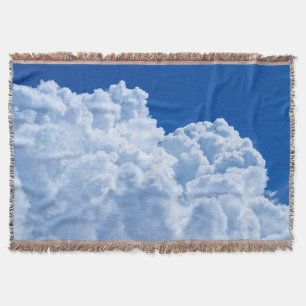 美しい白い腫れた雲 スローブランケット