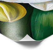 美しい白い蘭 フォトプリント            (角)