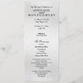 美しい白い輝き - プログラム (正面)