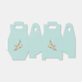 美しい白い鳩プリント フェイバーボックス (折り畳みなし)