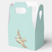 美しい白い鳩プリント フェイバーボックス (オープン)