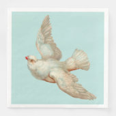 美しい白い鳩 (正面)