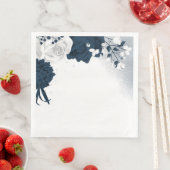 美しい白と海軍の花 (インサイチュ)