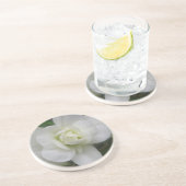 美しい白カーネーションのコースター コースター (側面)