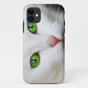 美しい白人の子猫猫の子ネコの動物愛好家 iPhone 11 ケース