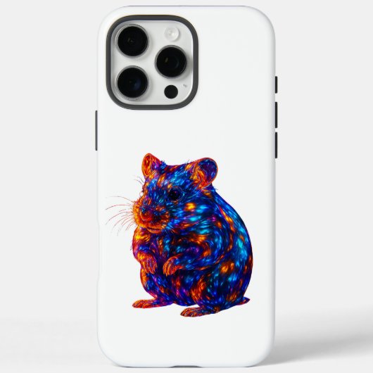 美しい白熱［赤熱］光を放つハムスターアート Case-Mate iPhoneケース (裏面)