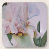 美しい白独身の虹彩コースター コースター (正面)