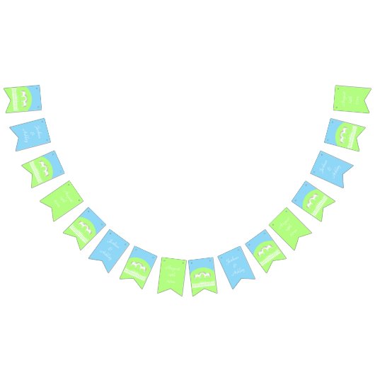 美しい白結婚の馬のカスタム バンティングフラッグ (全)