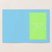 美しい白結婚の馬のカスタム 箔カード (内部)