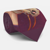 美しい白馬のプリント ネクタイ (ロール)