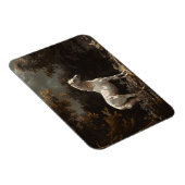 美しい白馬の絵画ヴィンテージ マグネット (右側)