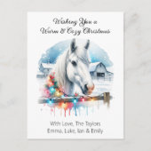 美しい白馬オンファームクリスマス シーズンポストカード (正面)