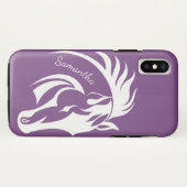 美しい白馬デザインiPhone Xケース Case-Mate iPhoneケース (裏面(横))