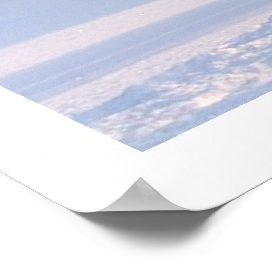 美しい白馬 ポスター (角)