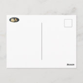 美しい白鳥と青い水はがき ポストカード (裏面)