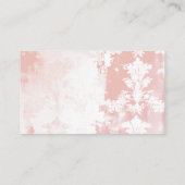 美しい白鳥のフローラ赤ちゃんシャワーおむつラッフル エンクロージャーカード (裏面)