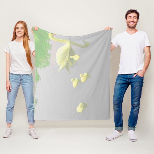 美しい白鳥湖 フリースブランケット (インサイチュ)