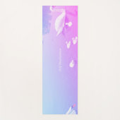 美しい白鳥湖 ヨガマット (正面)