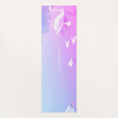 美しい白鳥湖 ヨガマット (裏面)