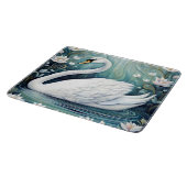 美しい白鳥 カッティングボード (角)
