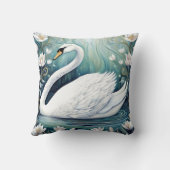 美しい白鳥 クッション (裏面)