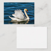 美しい白鳥 ノートカード (正面/裏面)