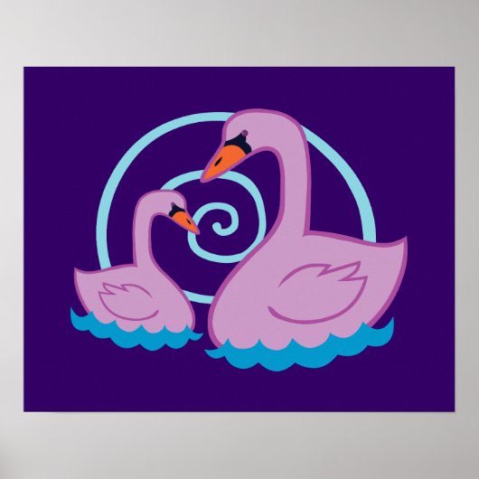 美しい白鳥 ポスター (正面)