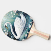 美しい白鳥 卓球ラケット (横)