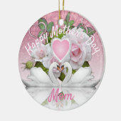 美しい白鳥 – 母の日 セラミックオーナメント (左)