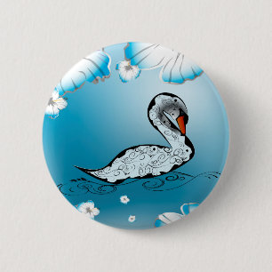 美しい白鳥 缶バッジ