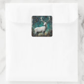 美しい白鹿 スクエアシール (バッグ)