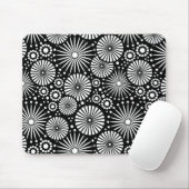 美しい白黒のネズミ マウスパッド (マウス)