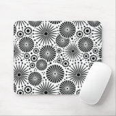 美しい白黒のネズミ マウスパッド (マウス)