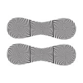 美しい白黒の渦巻き状の視覚 野球ボール (パネル)